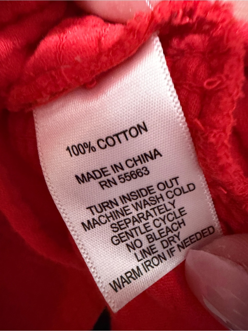 Cupcakes & Cashmere Ruffle Sleeve Top Red - Picture 8 of 9